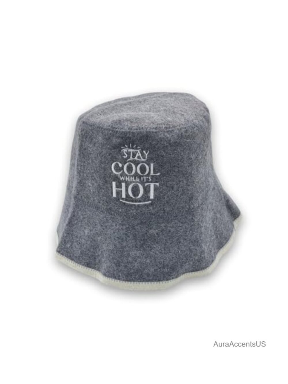 100% Wool Sauna Hat Nordic Banya Cap Heat Protection Unisex Steam Room